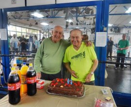Aniversário dos queridos associados Genes Parise (99) e Sr. Milton Garcia (92)